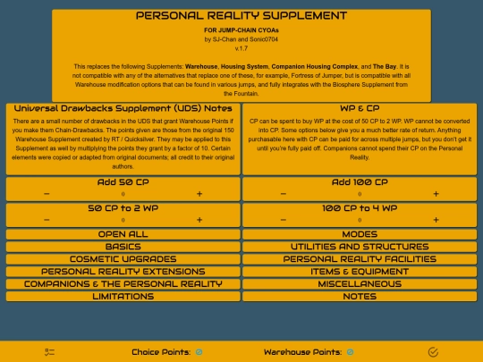 Personal-Reality-Supplement screenshot