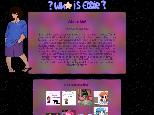 aboutme screenshot