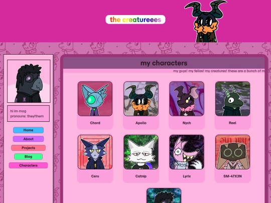 characters screenshot