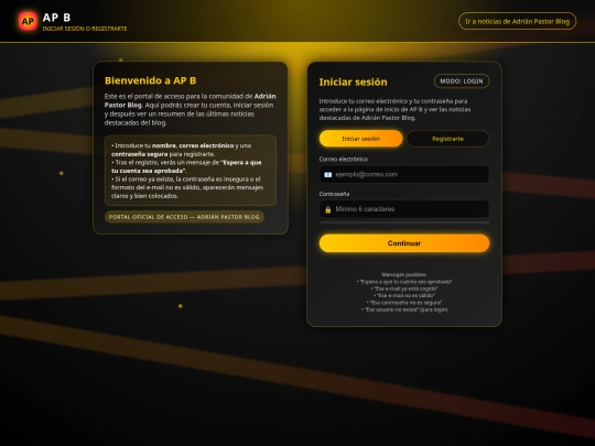 Inicio screenshot