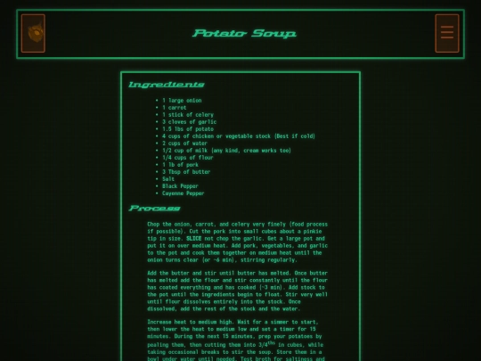 pages/recipies/pages/recipies/potatosoup screenshot
