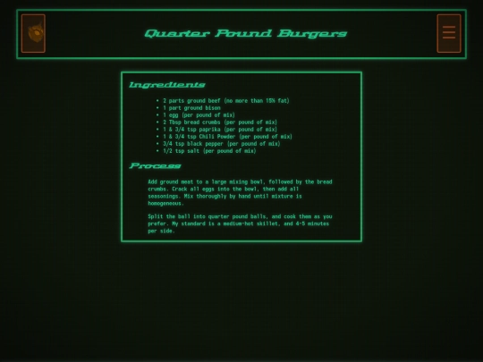 pages/recipies/pages/recipies/quarterpounders screenshot