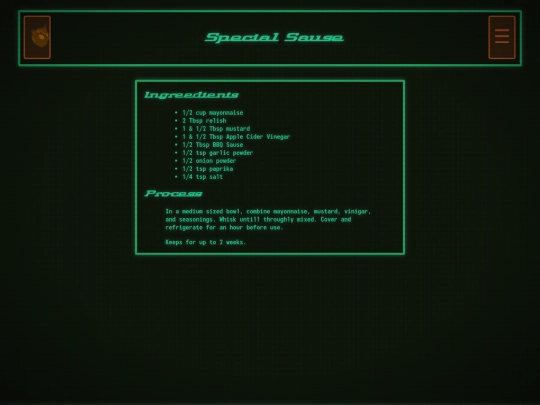 pages/recipies/pages/recipies/specialsause screenshot