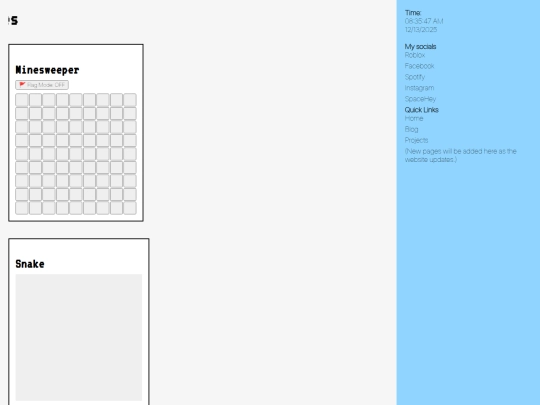 games screenshot