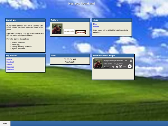 index screenshot