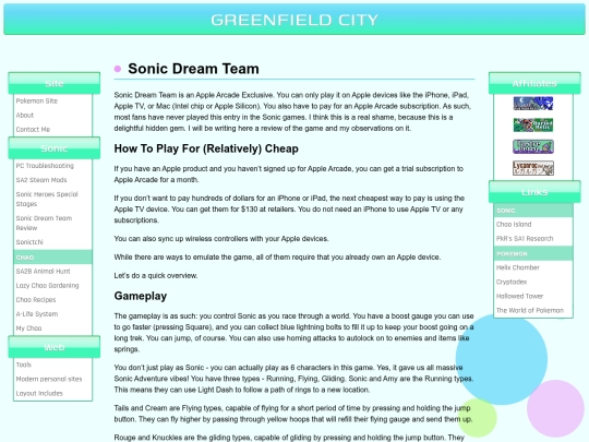 sonic/sonicdreamteam screenshot