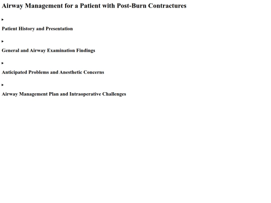 Anaesthesia_Notes/Post-Burn Contractures screenshot