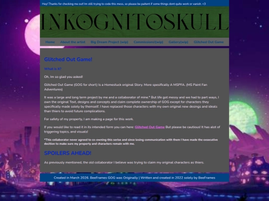 GlitchedOutGame screenshot