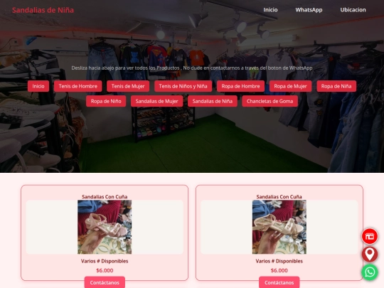 sandaliasnina screenshot