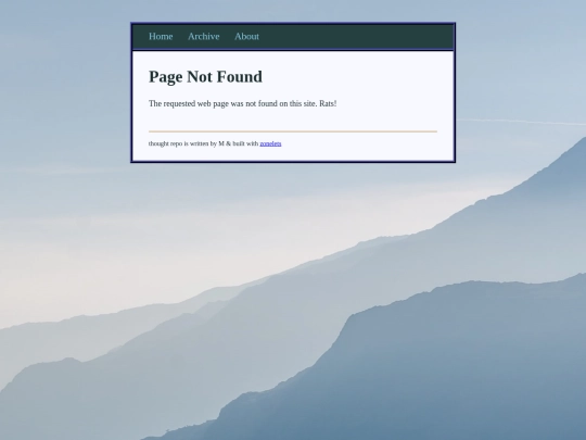 not_found screenshot