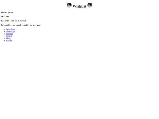 wishlist screenshot