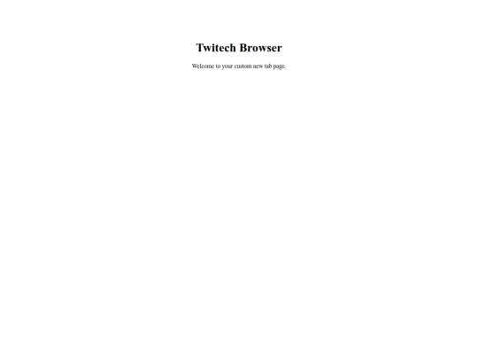 appcreator/TwitechBrowser/newtab screenshot