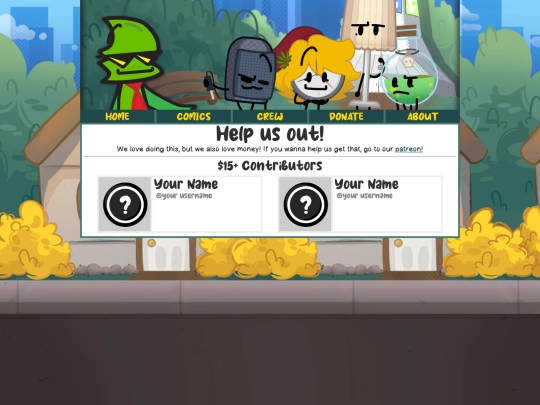 donate screenshot