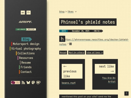 blog/likes/202512200016-phinxels-phield-notes screenshot