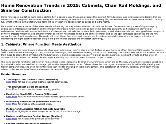 home-renovation-trends-2025-cabinets-chair-rail-moldings-smarter-construction screenshot