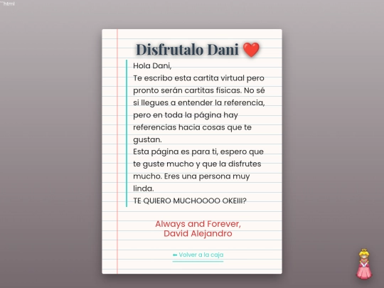 Nuestro universo/carta1 screenshot