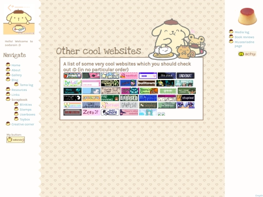 links screenshot