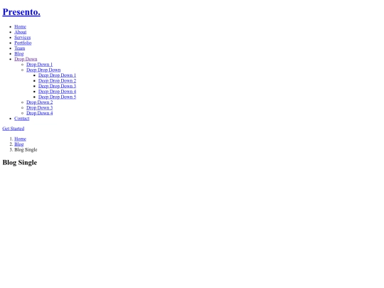 blog-single screenshot