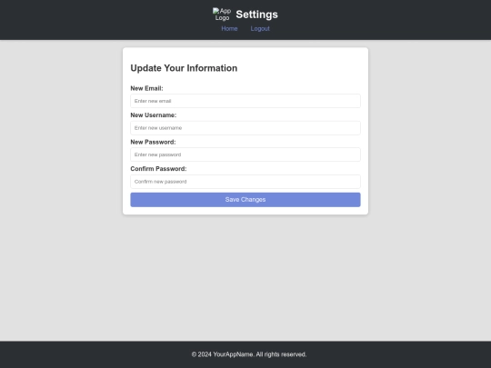 settings screenshot
