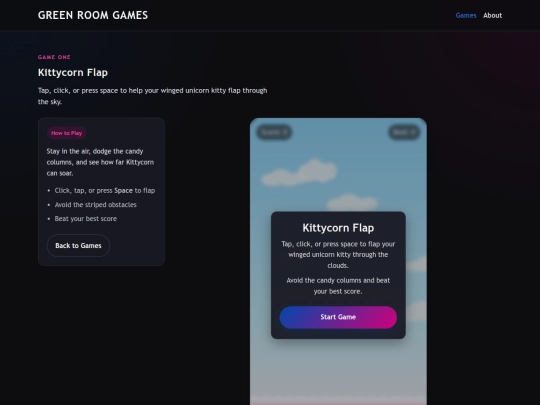 games/flyingkitty screenshot