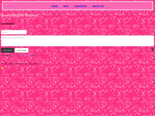 guestbook screenshot