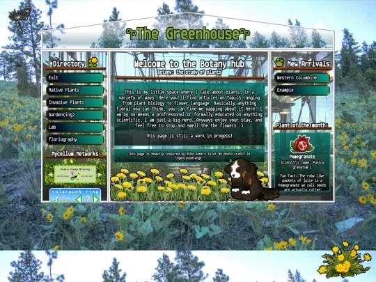 botany screenshot