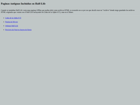 paginas_antiguas_half_life screenshot