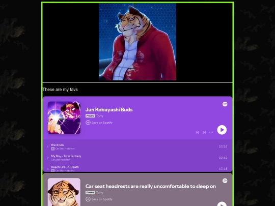 playlists screenshot