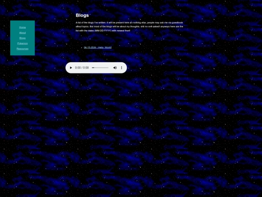 blogs screenshot