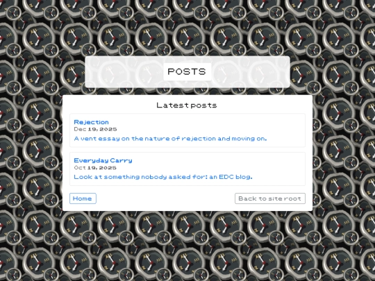 posts screenshot