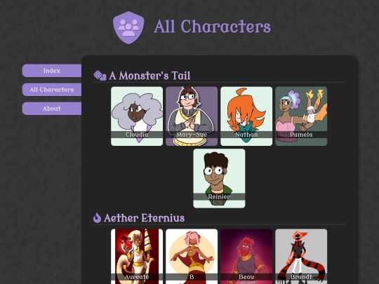 characters screenshot