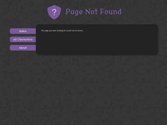 not_found screenshot