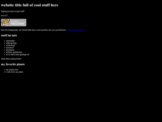 index screenshot