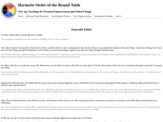 emeraldtablet screenshot