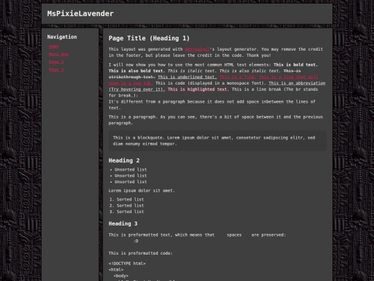blankpixie screenshot