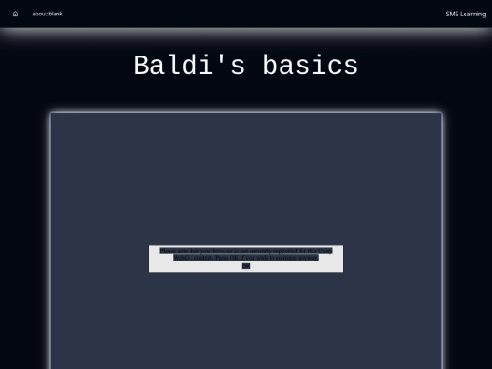 learn/baldi's-basics screenshot