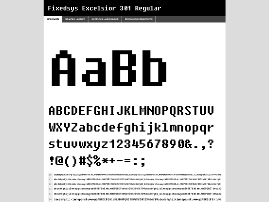 webfontkit/fsex300-webfont-demo screenshot