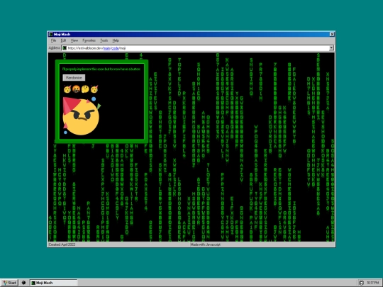 src/code/moji-mash screenshot
