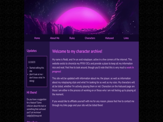 index screenshot