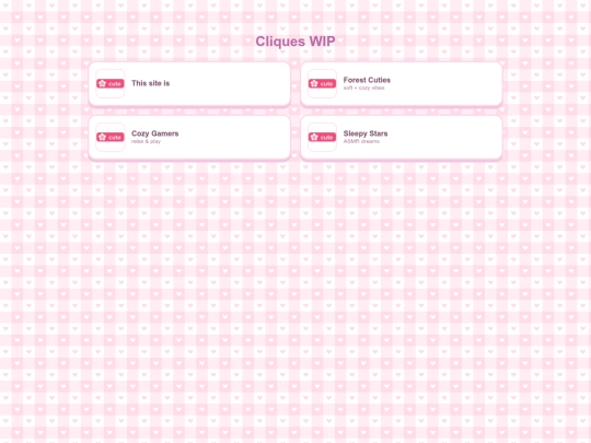 Cliques/cliques screenshot