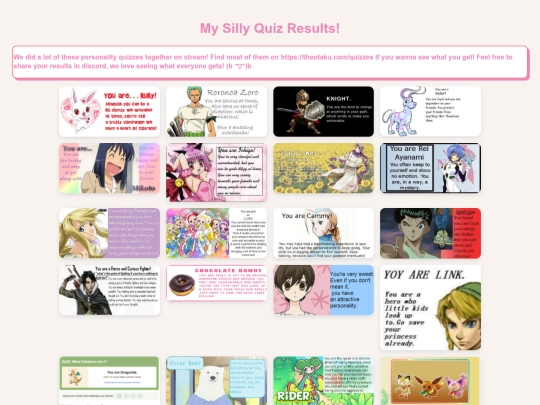 quizresults/quizresults screenshot