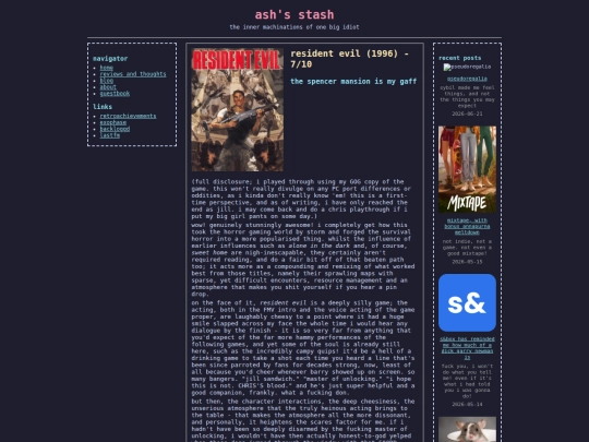 game/re1 screenshot