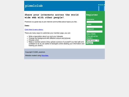 index screenshot