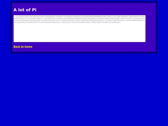 pi screenshot