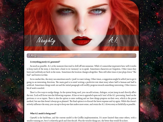 faq screenshot