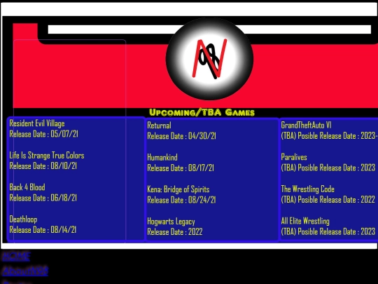 UpcomingGames screenshot