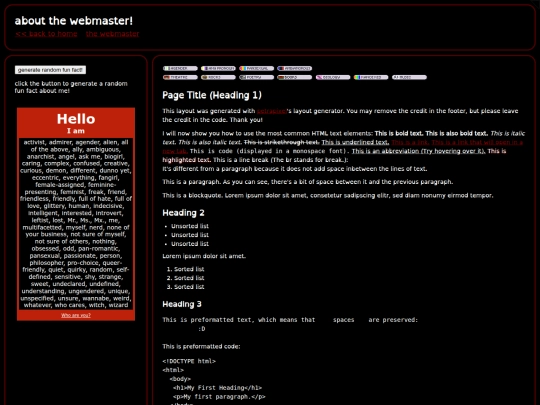 aboutthewebmaster screenshot