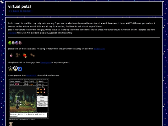 virtualpets screenshot