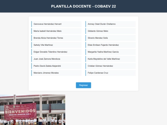 Prueba 2 HTML/Prueba html/Docentes screenshot