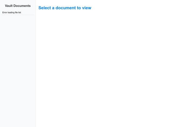 Vault/reader screenshot